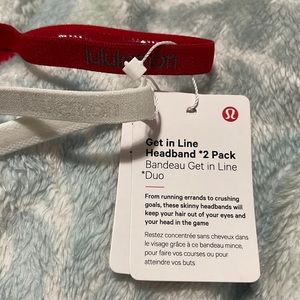 NWT Adjustable Lululemon headbands